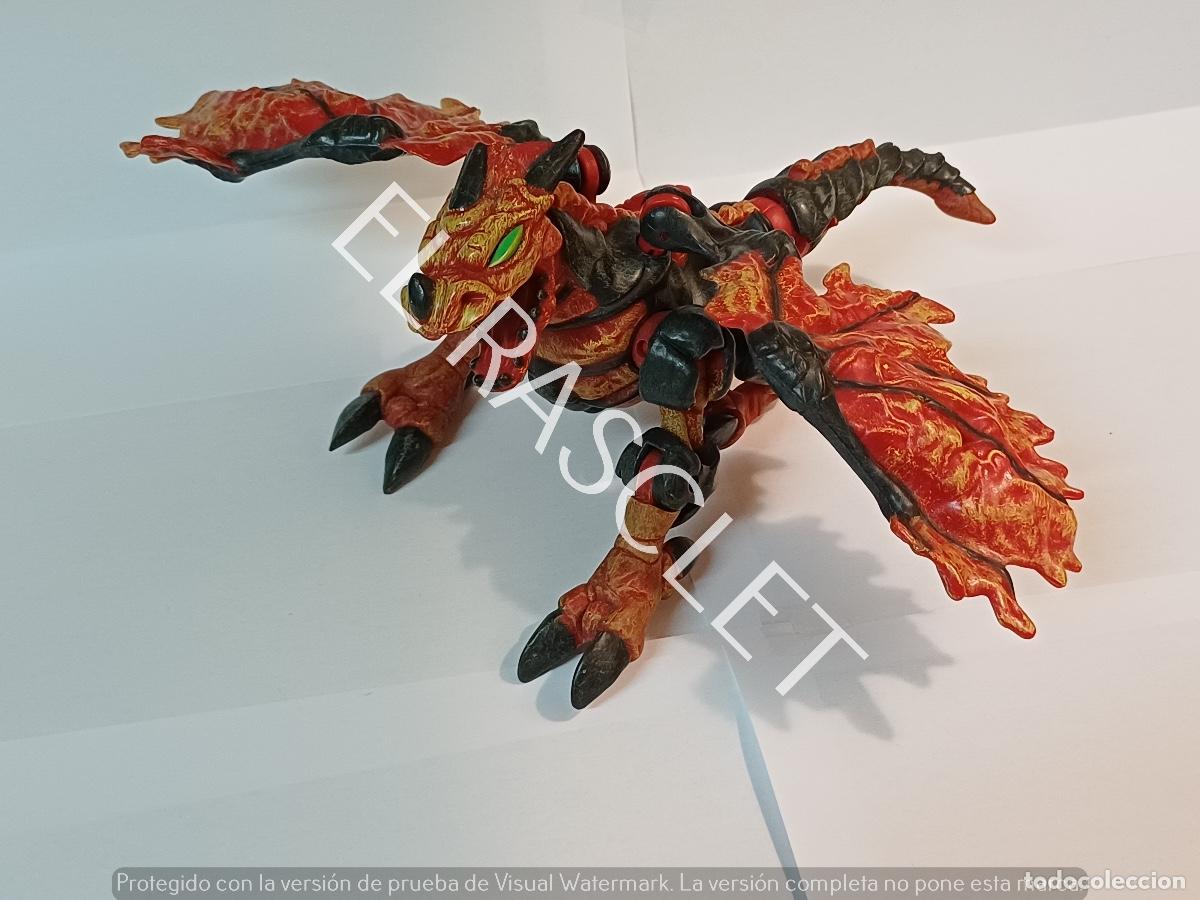 Figuras de goma y PVC: DRAG&Oacute;N MEGA BLOKS - ROJO - Foto 1