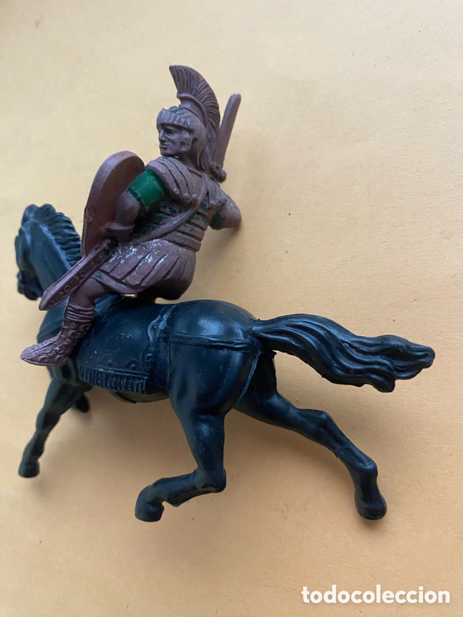Figuras de goma y PVC: Romano y caballo reamsa goma - Foto 2