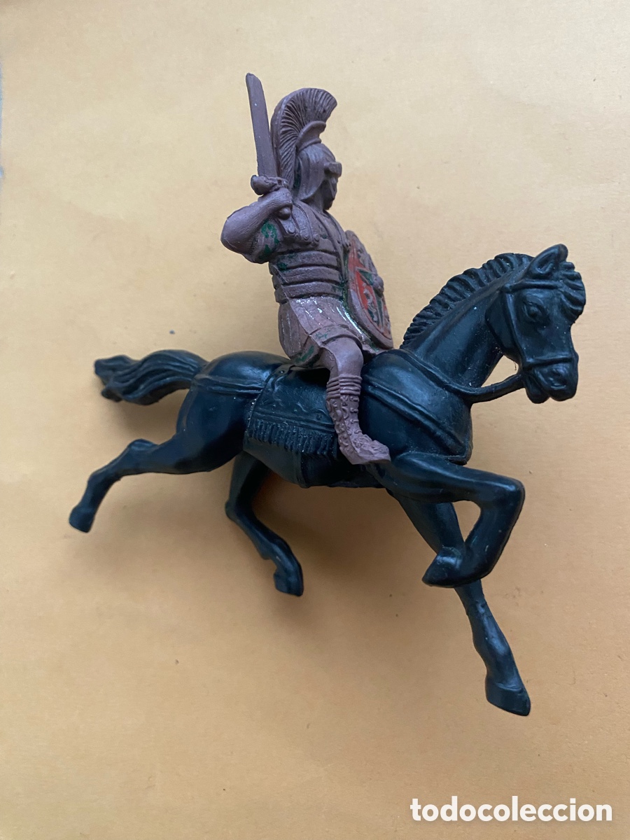 Figuras de goma y PVC: Romano y caballo reamsa goma - Foto 1