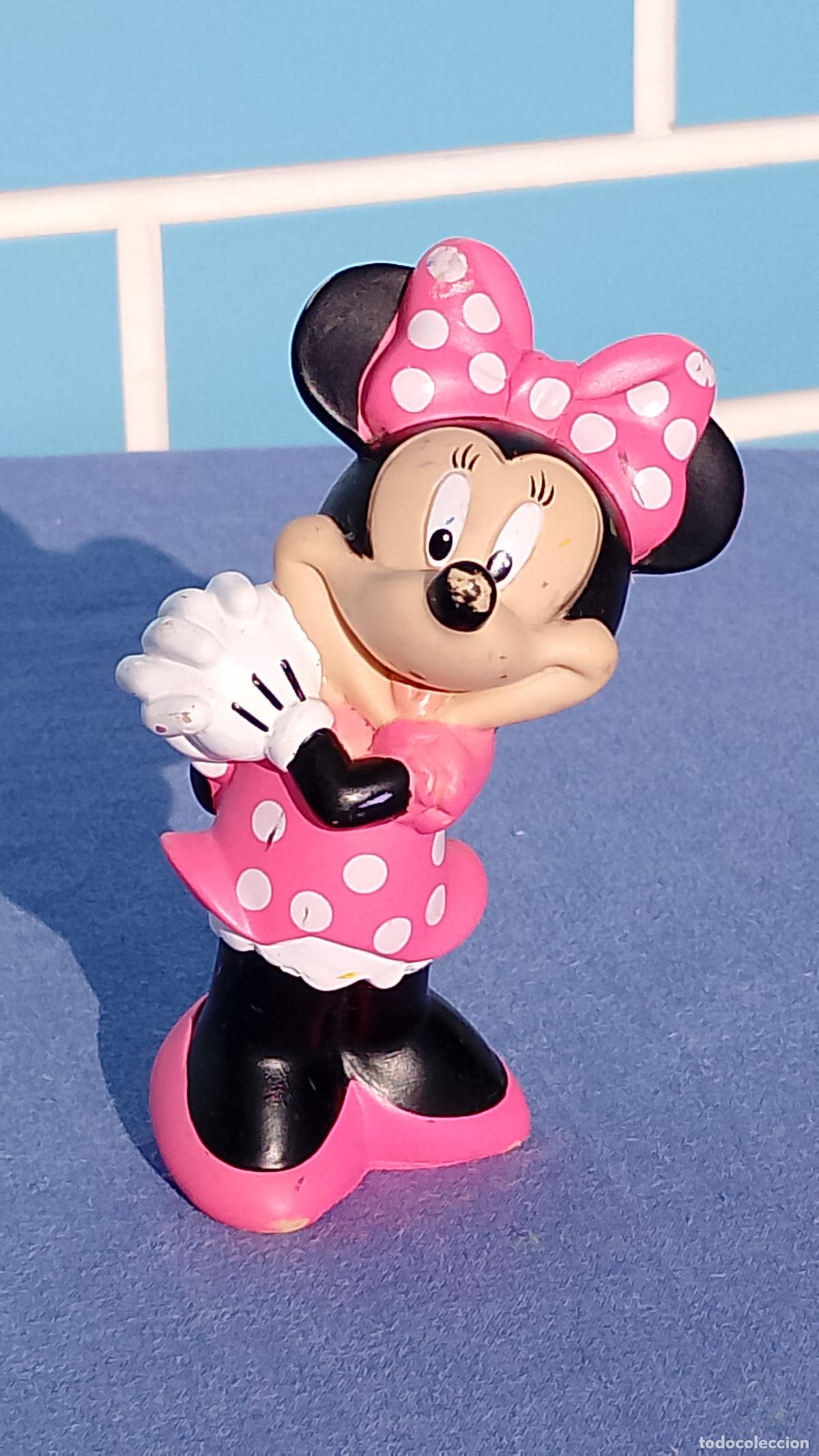 Rubber and PVC Figures: Antigua mu&ntilde;eca figura de goma Minnie Mouse de Walt Disney