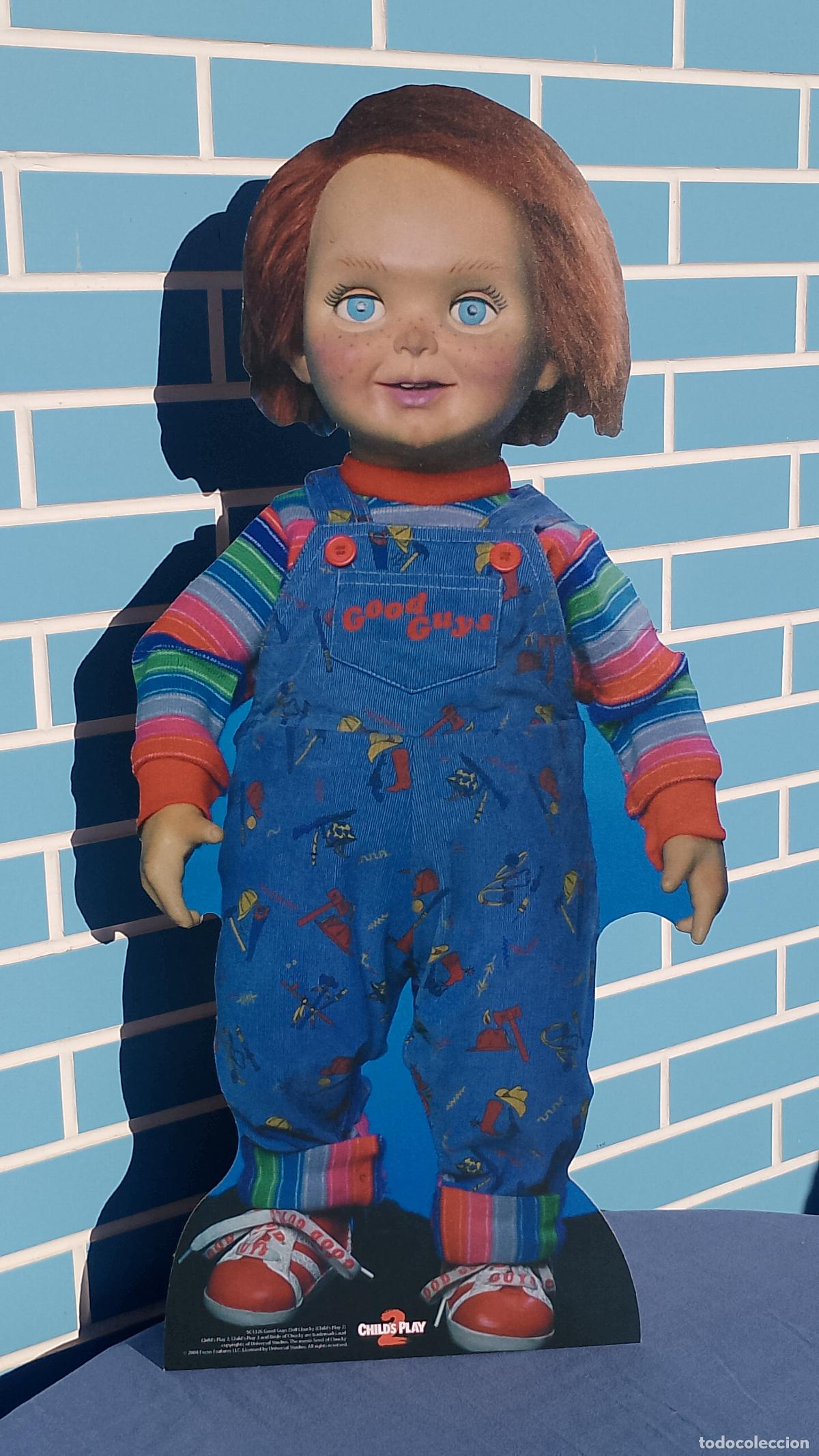 Figuras de Goma y PVC: Silueta cutout del mu&ntilde;eco diab&oacute;lico Chucky de Child's Play a tama&ntilde;o real de 75 cm Star Cutouts