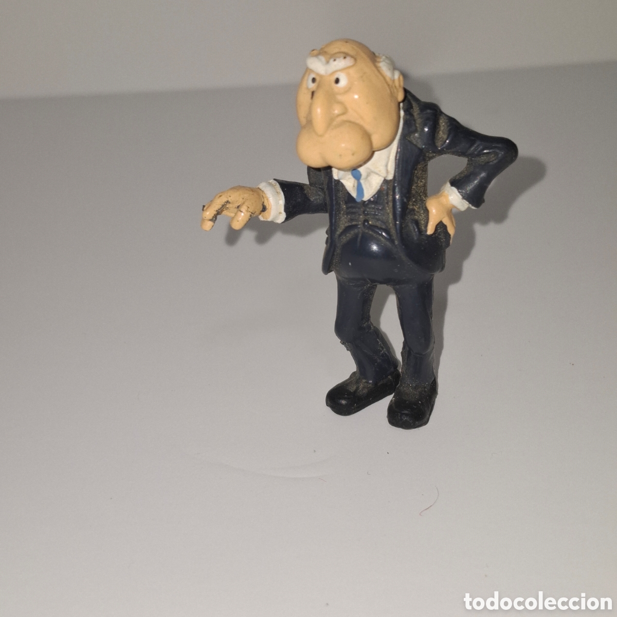 Figuras de Goma y PVC: VIEJO STATLER FIGURA DE PVC PERSONAJE DE LOS MUPPETS SESAME STREET A&Ntilde;OS 80