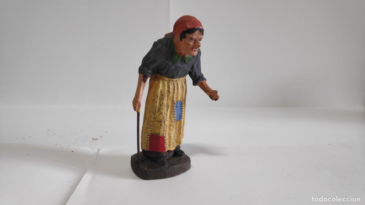 Figuras de goma y PVC: Figura de bruja de H&auml;nsel y Gretel de Elastolin (1930) - Foto 2