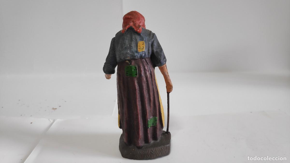 Figuras de goma y PVC: Figura de bruja de H&auml;nsel y Gretel de Elastolin (1930) - Foto 4