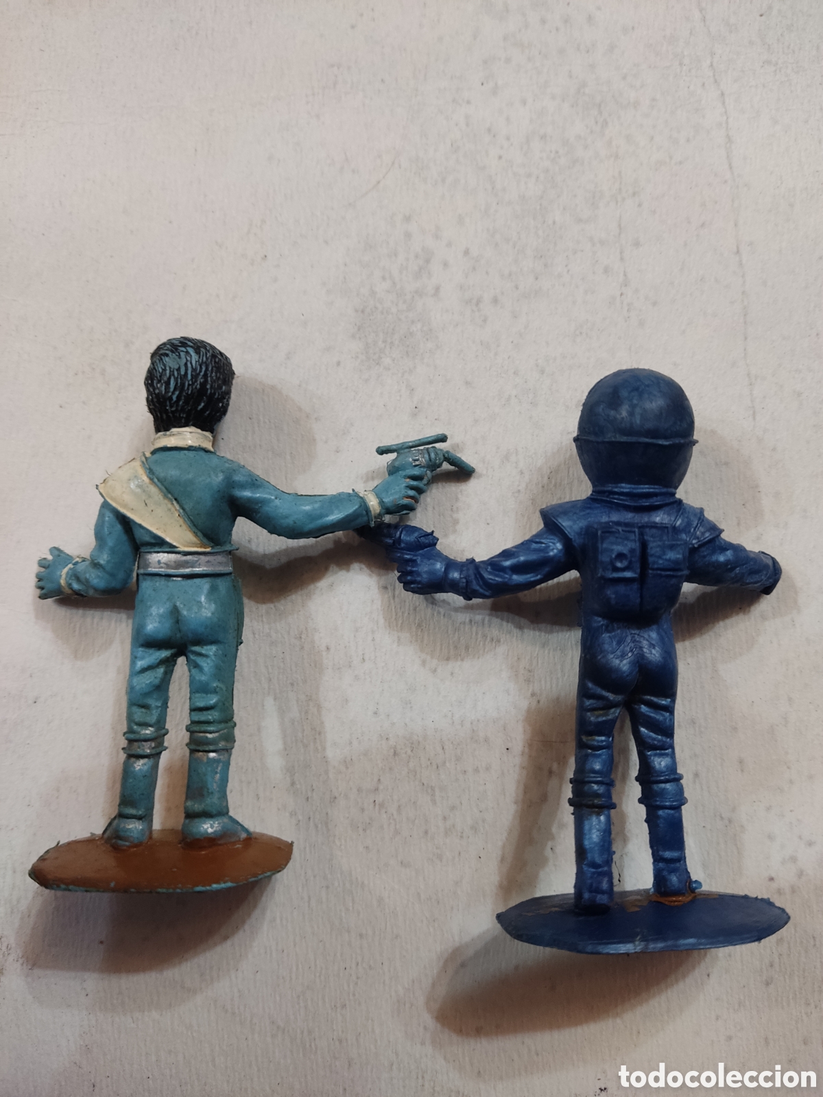 Figuras de goma y PVC: 2 figuras Astronauta 7,5 cm - Foto 4