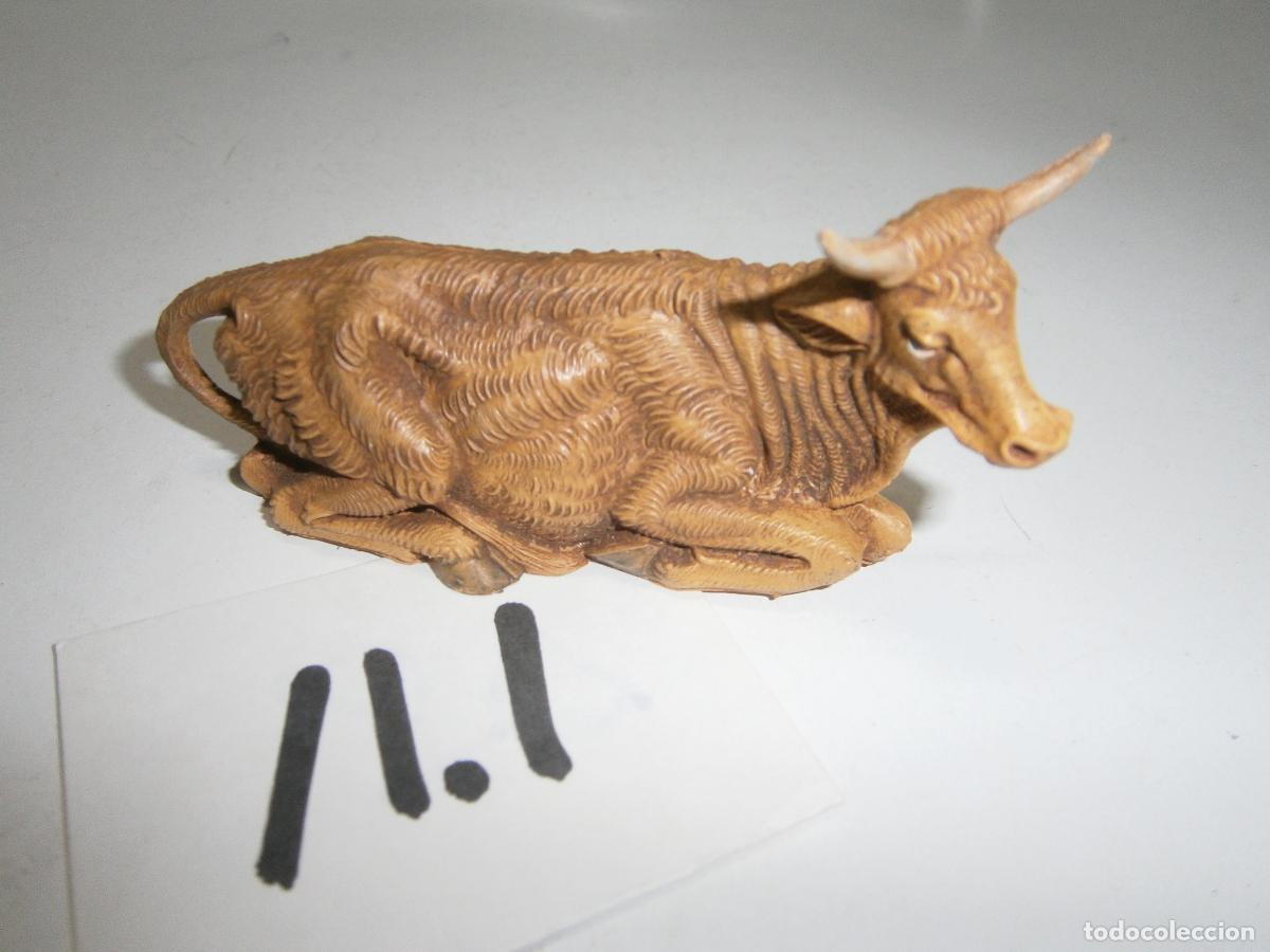 Gummi- und PVC-Figuren: ANTIGUA FIGURA DE GOMA O PVC - VACA (MADE IN ITALY)