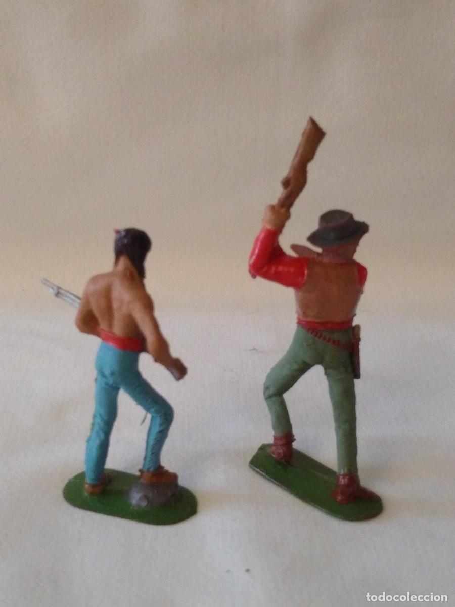 Figuras de goma y PVC: Indio y vaquero de JECSAN - Foto 2