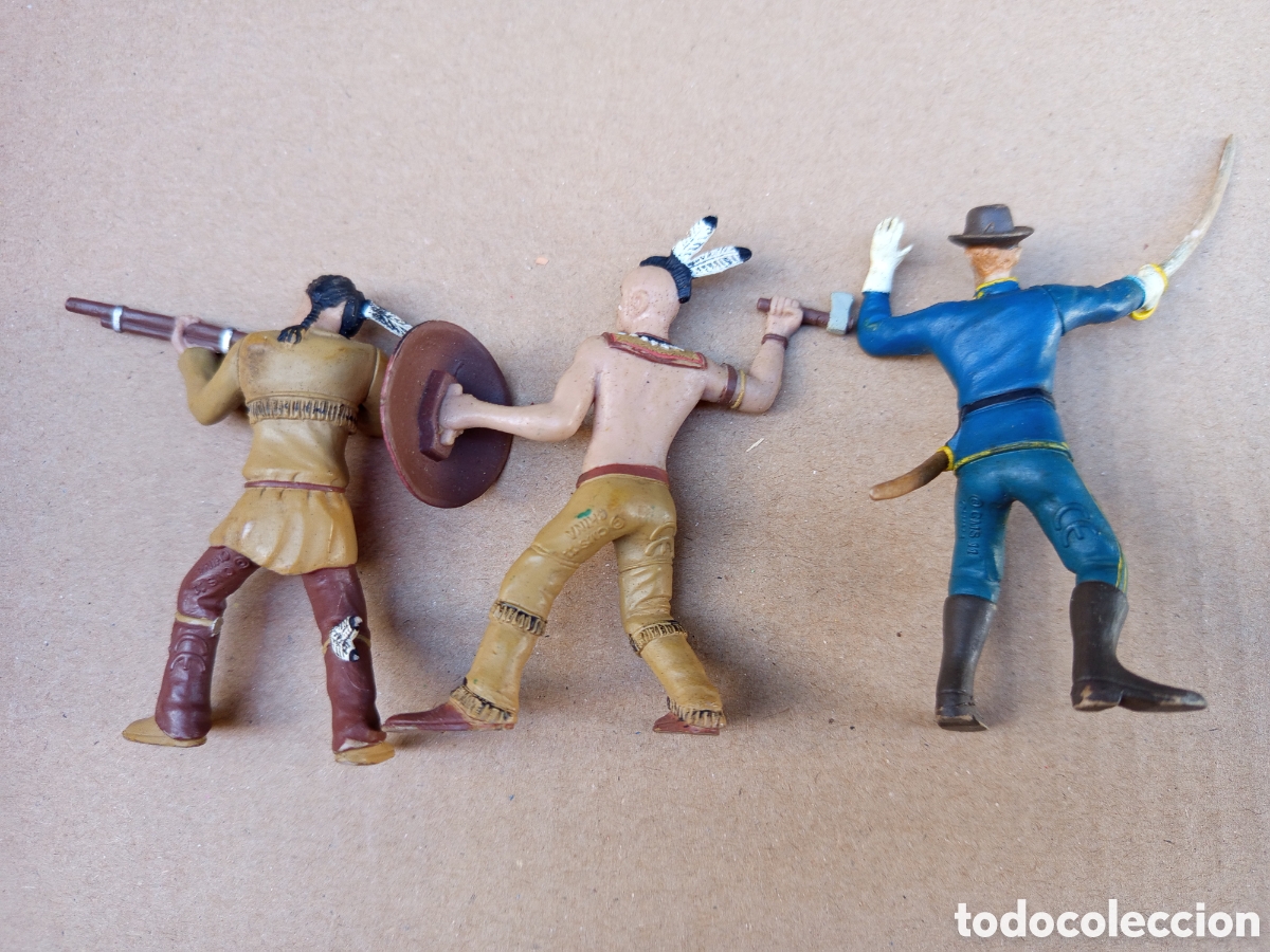 Figuras de goma y PVC: Conjunto de figuras de acci&oacute;n. - Foto 4