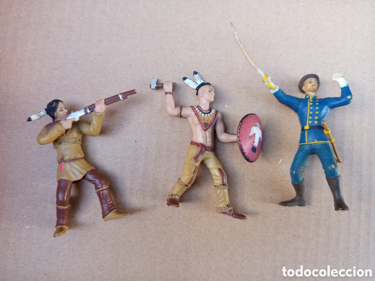 Figuras de goma y PVC: Conjunto de figuras de acci&oacute;n. - Foto 1