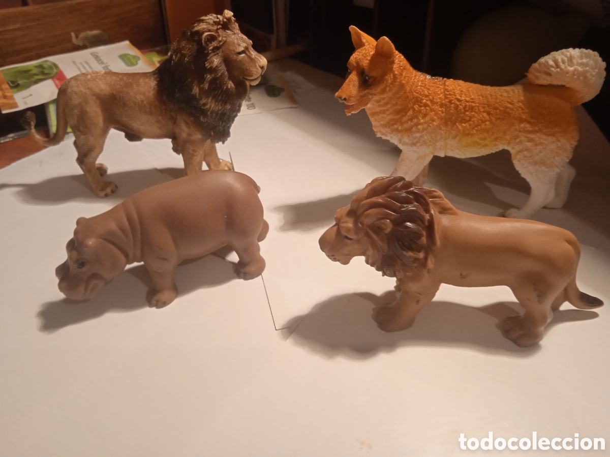 Figuras de goma y PVC: CUATRO ANIMALES GOMA - Foto 1