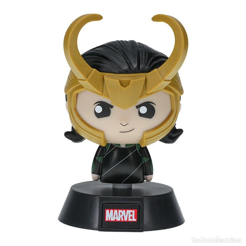 Figuras de goma y PVC: Lampara Icon 3D Loki - Marvel - Foto 1