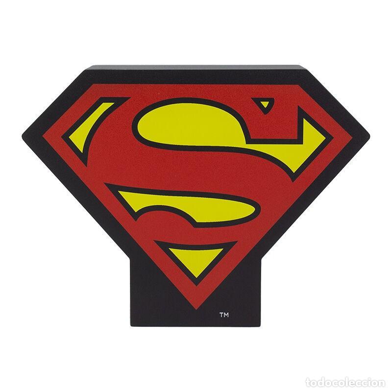 Figuras de goma y PVC: Lampara Superman Logo - DC COMICS - Foto 1