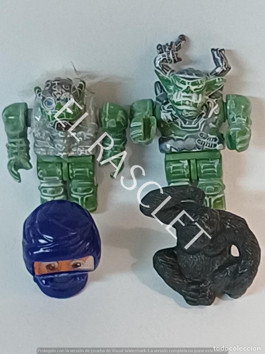 Figuras de goma y PVC: LOTE 4 FIGURAS DE PVC -MINI MEGA BLOCKS - Foto 1