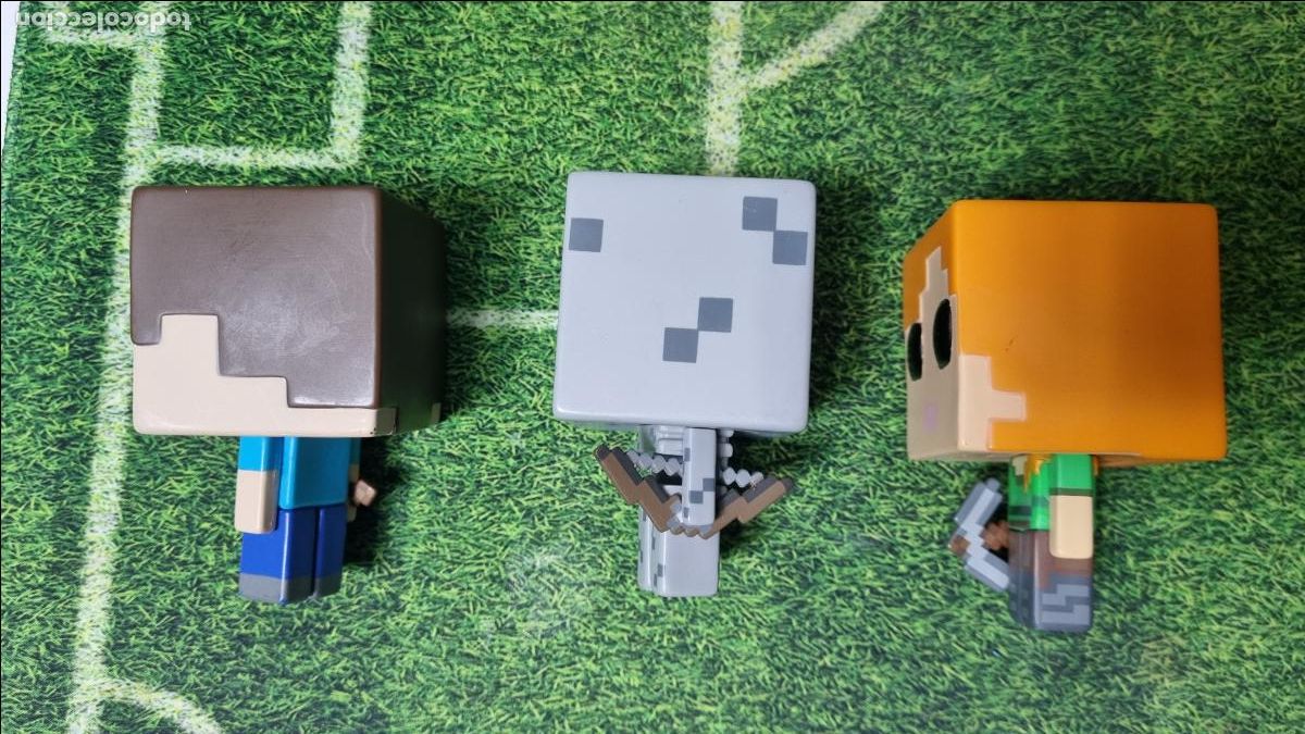 Figuras de goma y PVC: Minecraft - Lote de 3 figuras - Foto 2