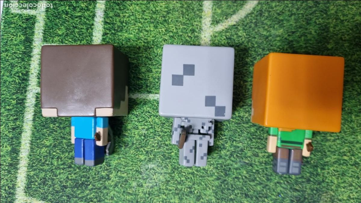 Figuras de goma y PVC: Minecraft - Lote de 3 figuras - Foto 3