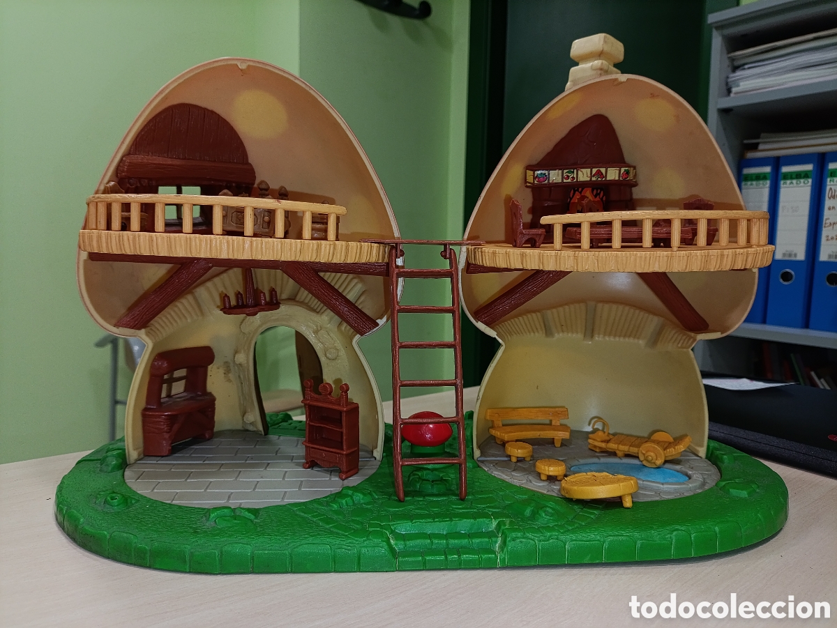 Figuras de goma y PVC: Casa seta de los pitufos - Foto 3