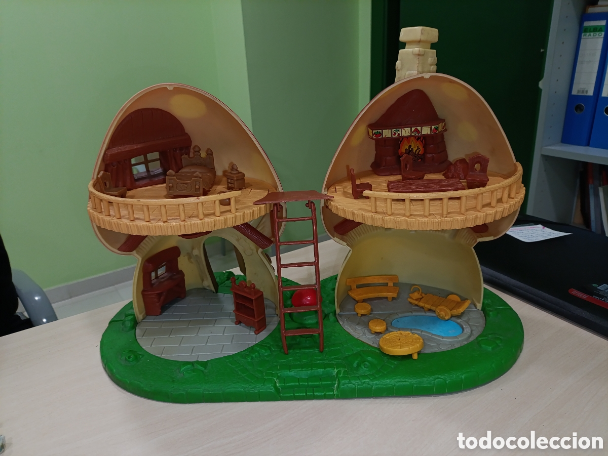 Figuras de goma y PVC: Casa seta de los pitufos - Foto 4