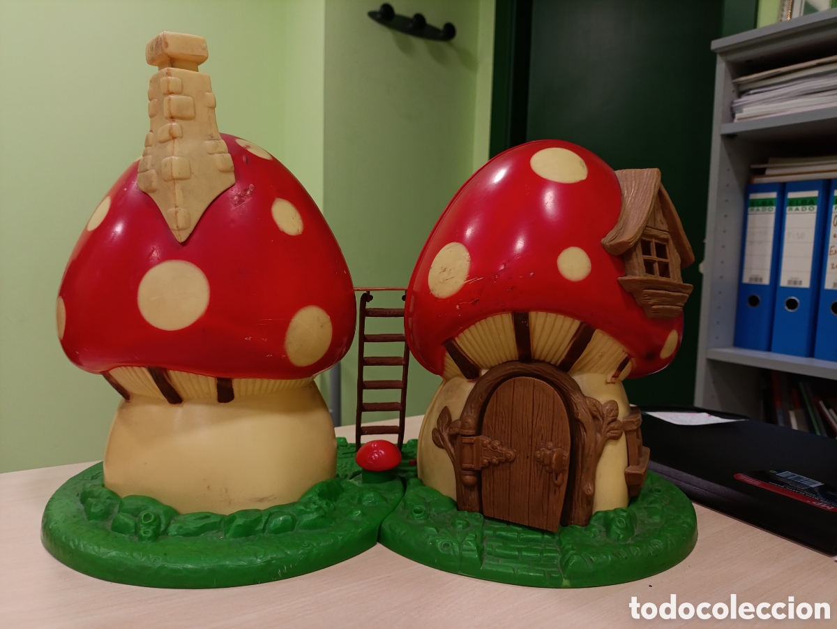 Figuras de goma y PVC: Casa seta de los pitufos - Foto 5