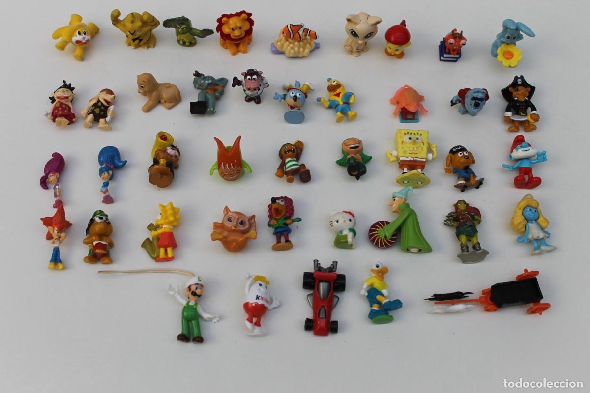 Figuras de goma Kinder: LOTE DE 42 FIGURAS KINDER - Foto 1