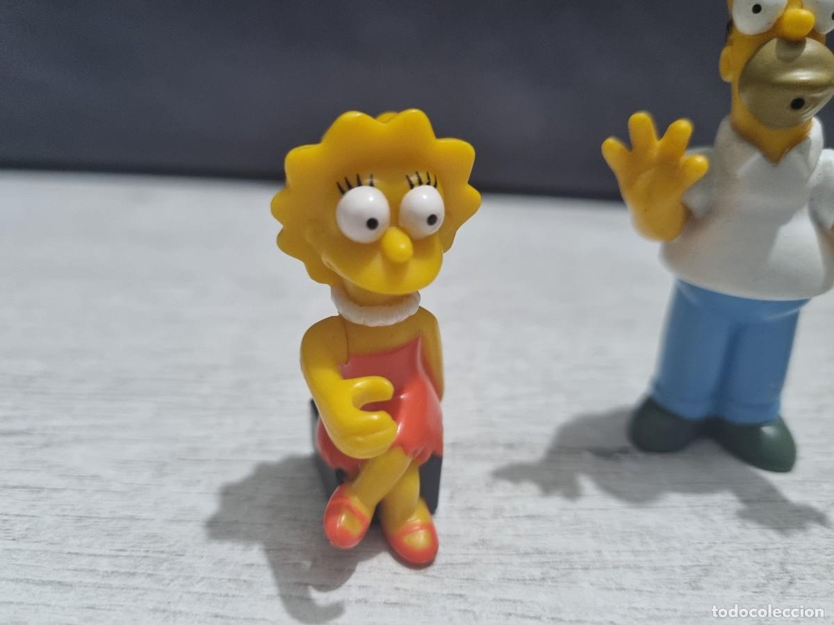 Figuras de goma y PVC: Lote de figuras de los simpson - Foto 2