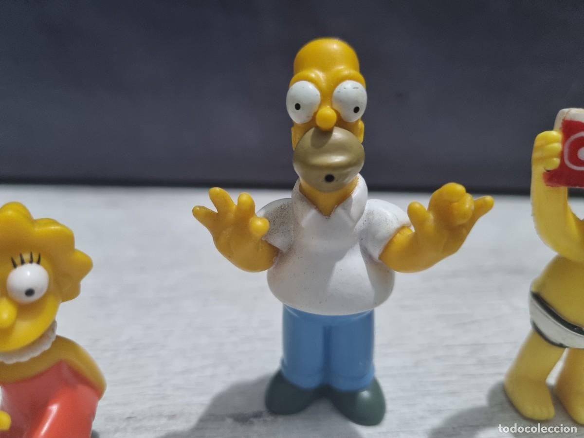 Figuras de goma y PVC: Lote de figuras de los simpson - Foto 3