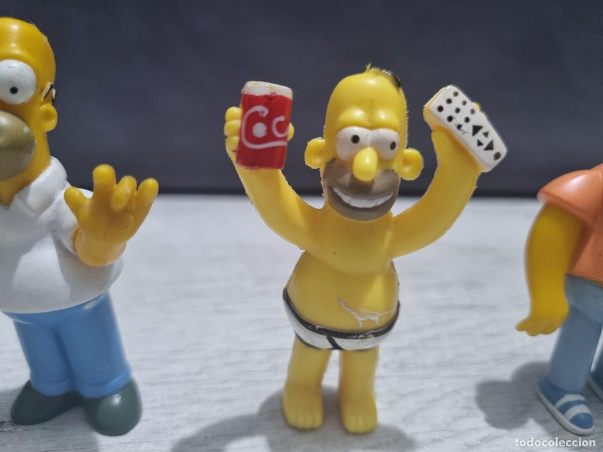 Figuras de goma y PVC: Lote de figuras de los simpson - Foto 4