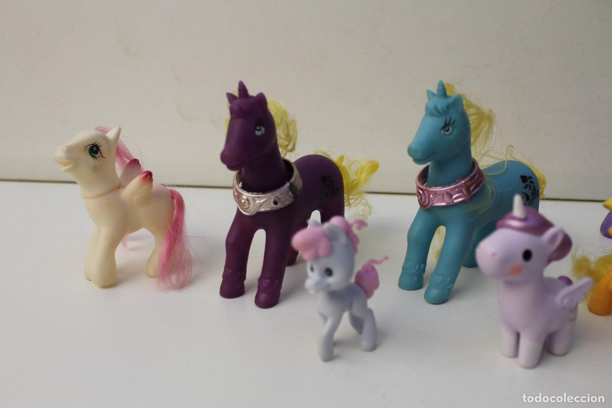 Figuras de goma y PVC: LOTE DE 10 PEQUE&Ntilde;OS PONYS - Foto 2