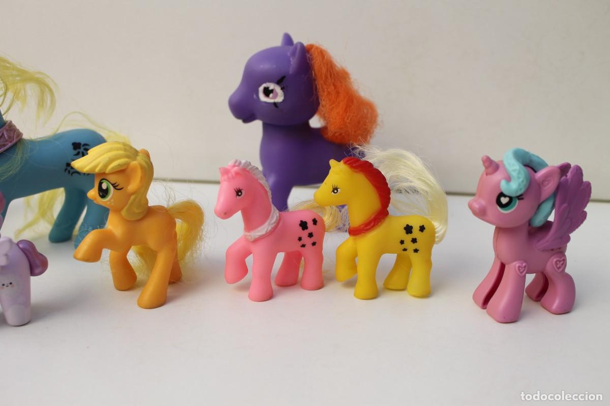 Figuras de goma y PVC: LOTE DE 10 PEQUE&Ntilde;OS PONYS - Foto 3