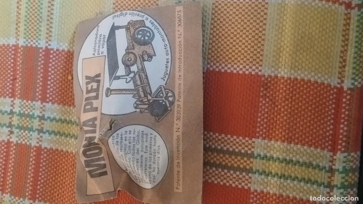 Figuras de goma y PVC: ANTIGUO SOBRE MONTA-PLEX APISONADORA - Foto 1