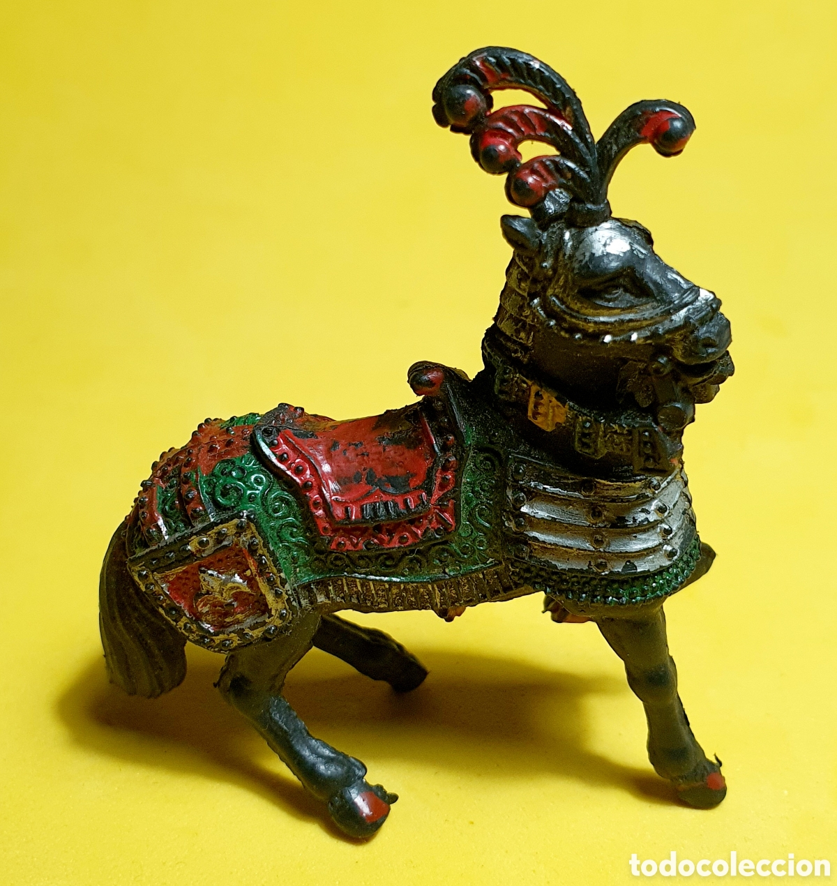 Figuras de goma y PVC: CABALLO MEDIEVAL LAFREDO ORIGINAL DE LA &Eacute;POCA - Foto 2