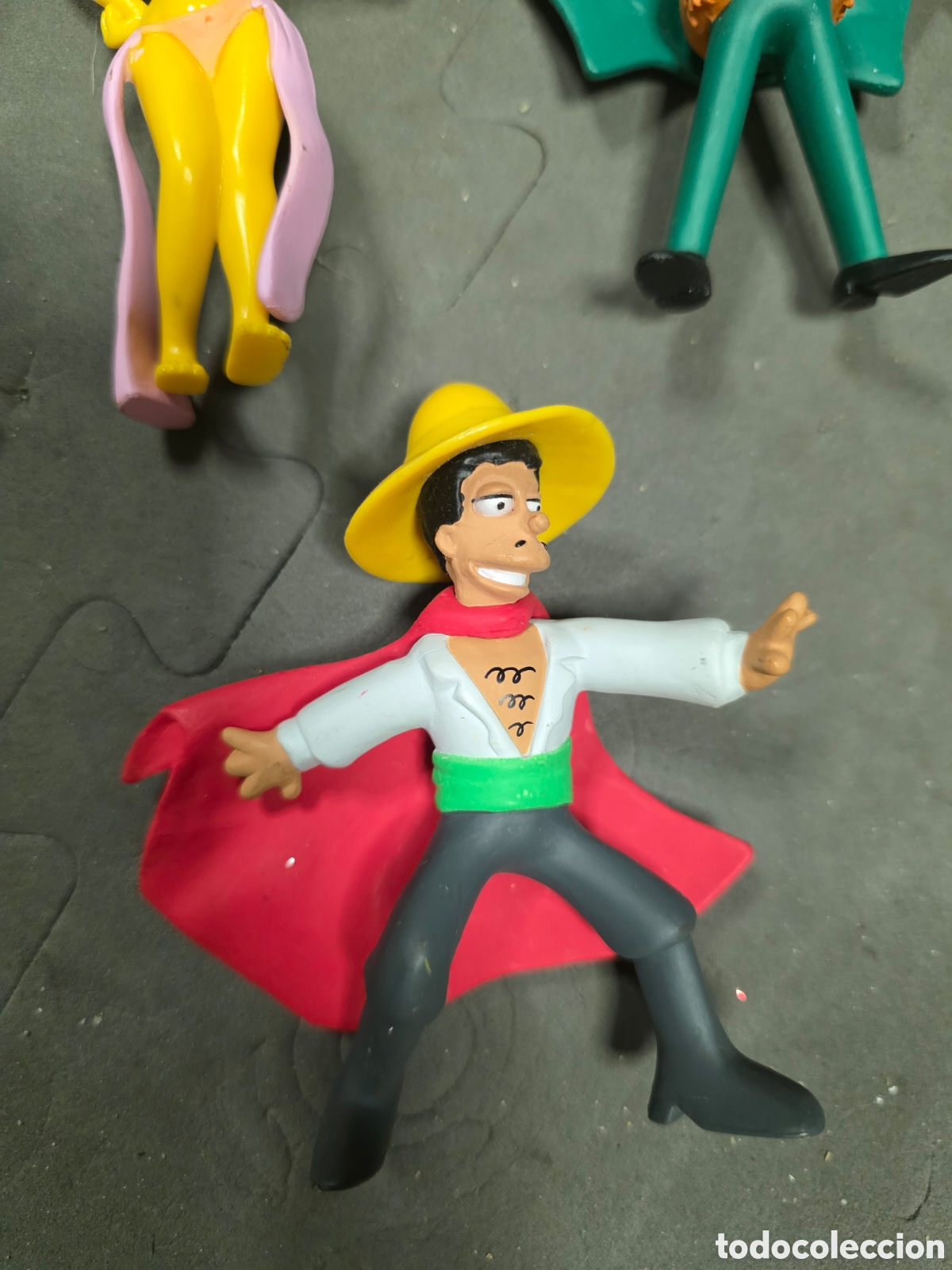 Figuras de goma y PVC: Lote 14 figuras Simpson de 8 cms - Foto 5