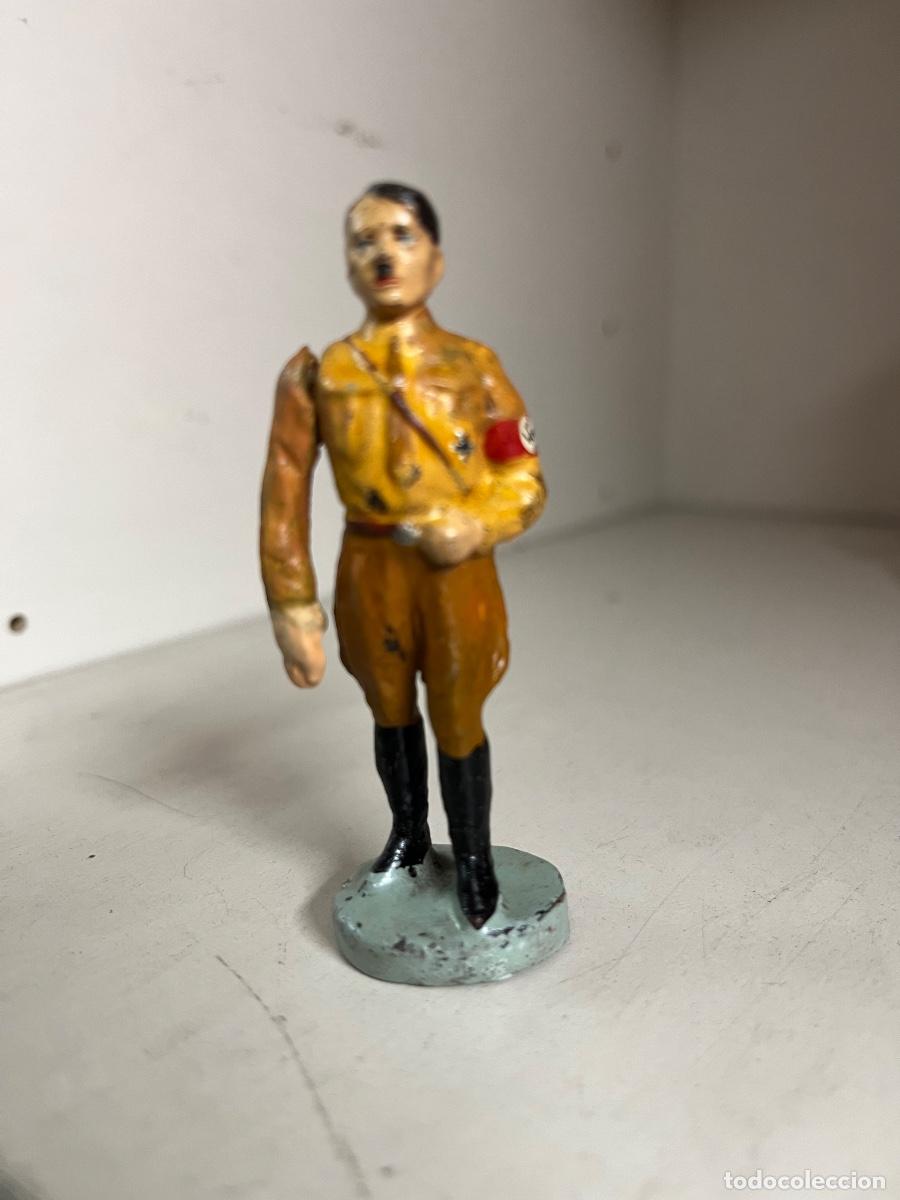 Figuras de goma y PVC: Adolf Hitler masa de composici&oacute;n Elastolin 7 cm . dificil. - Foto 1