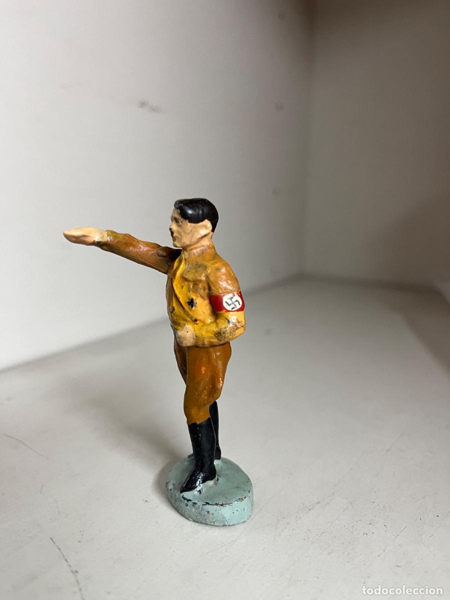 Figuras de goma y PVC: Adolf Hitler masa de composici&oacute;n Elastolin 7 cm . dificil. - Foto 4