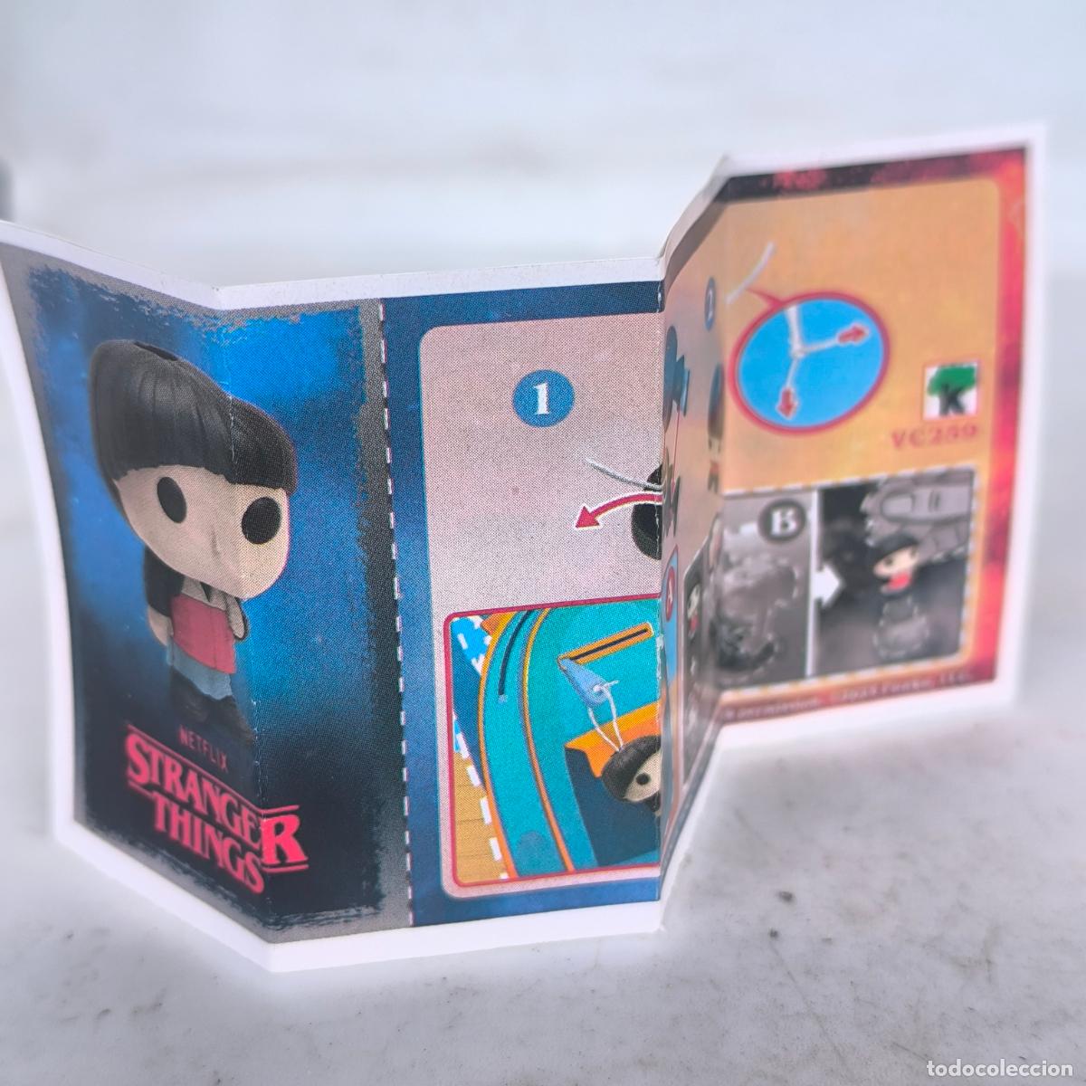 Figuras de goma Kinder: Folleto librito Will Kinder Joy stranger things - Foto 2