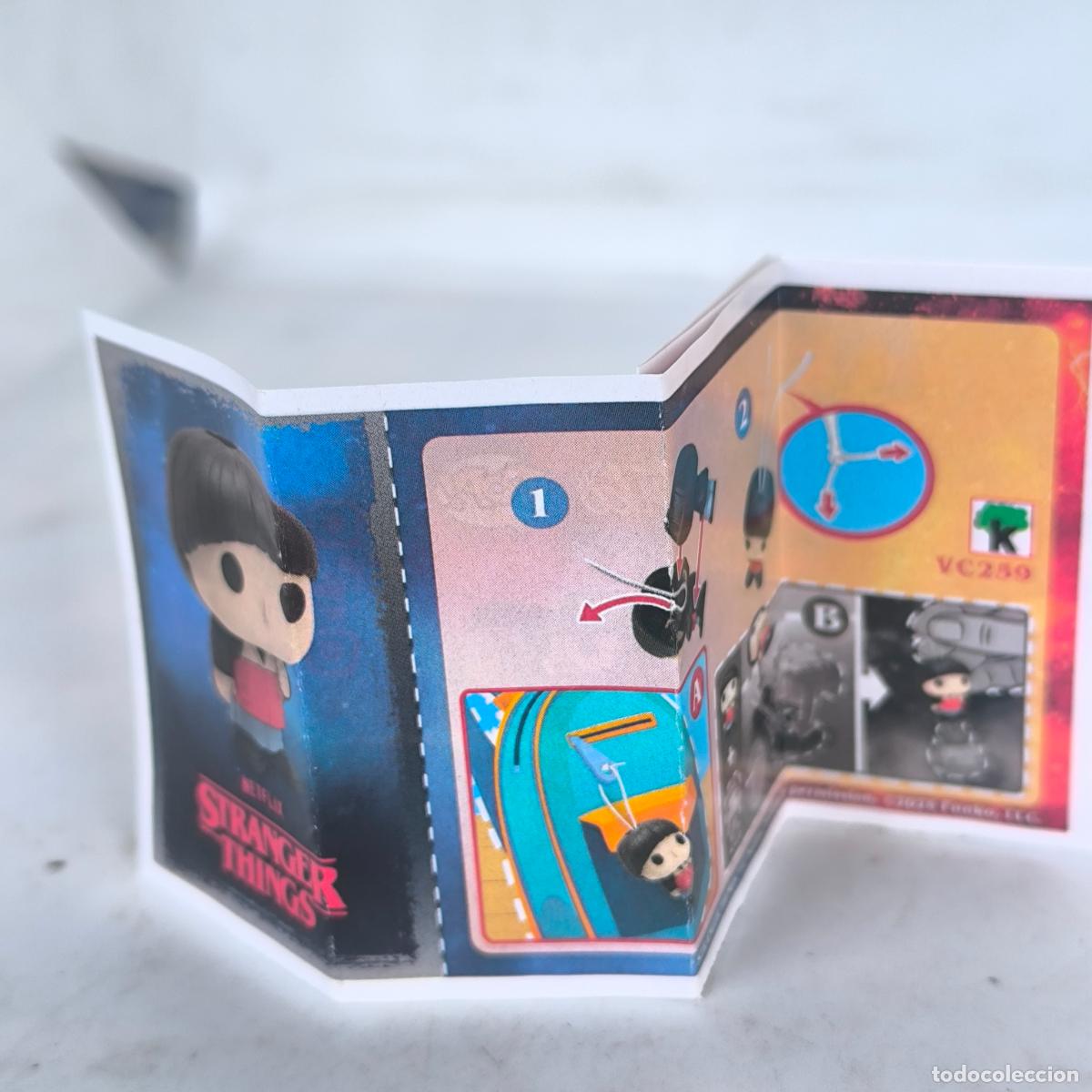 Figuras de goma Kinder: Folleto librito Will Kinder Joy stranger things - Foto 2
