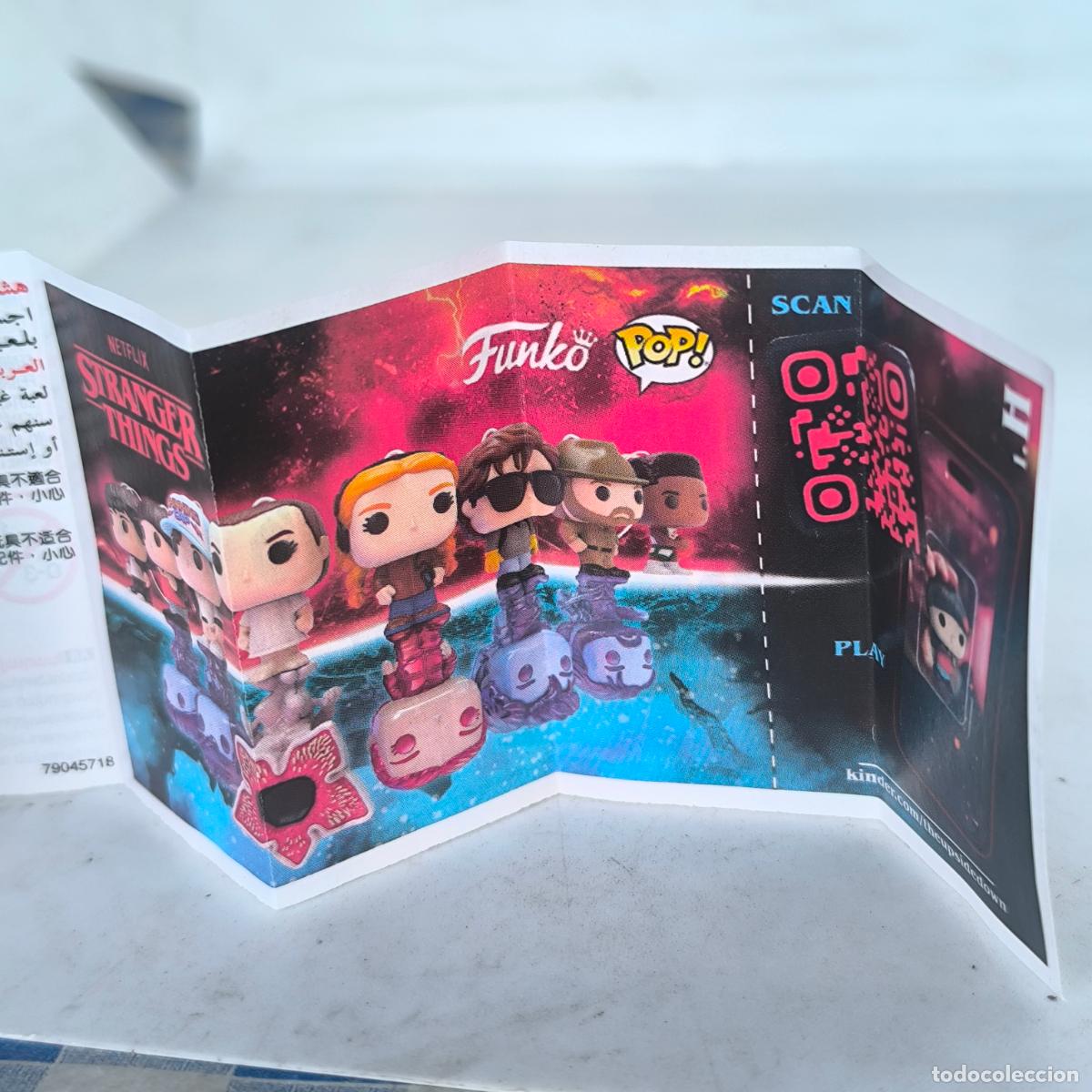 Figuras de goma Kinder: Folleto librito Will Kinder Joy stranger things - Foto 3