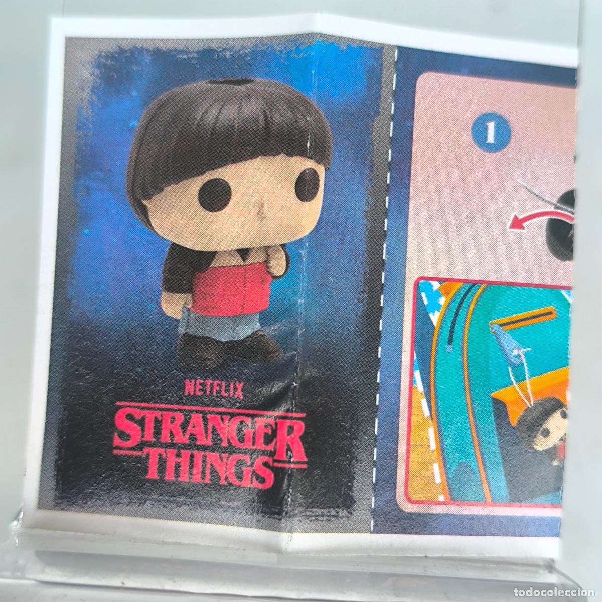 Figuras de goma Kinder: Folleto librito Will Kinder Joy stranger things - Foto 1