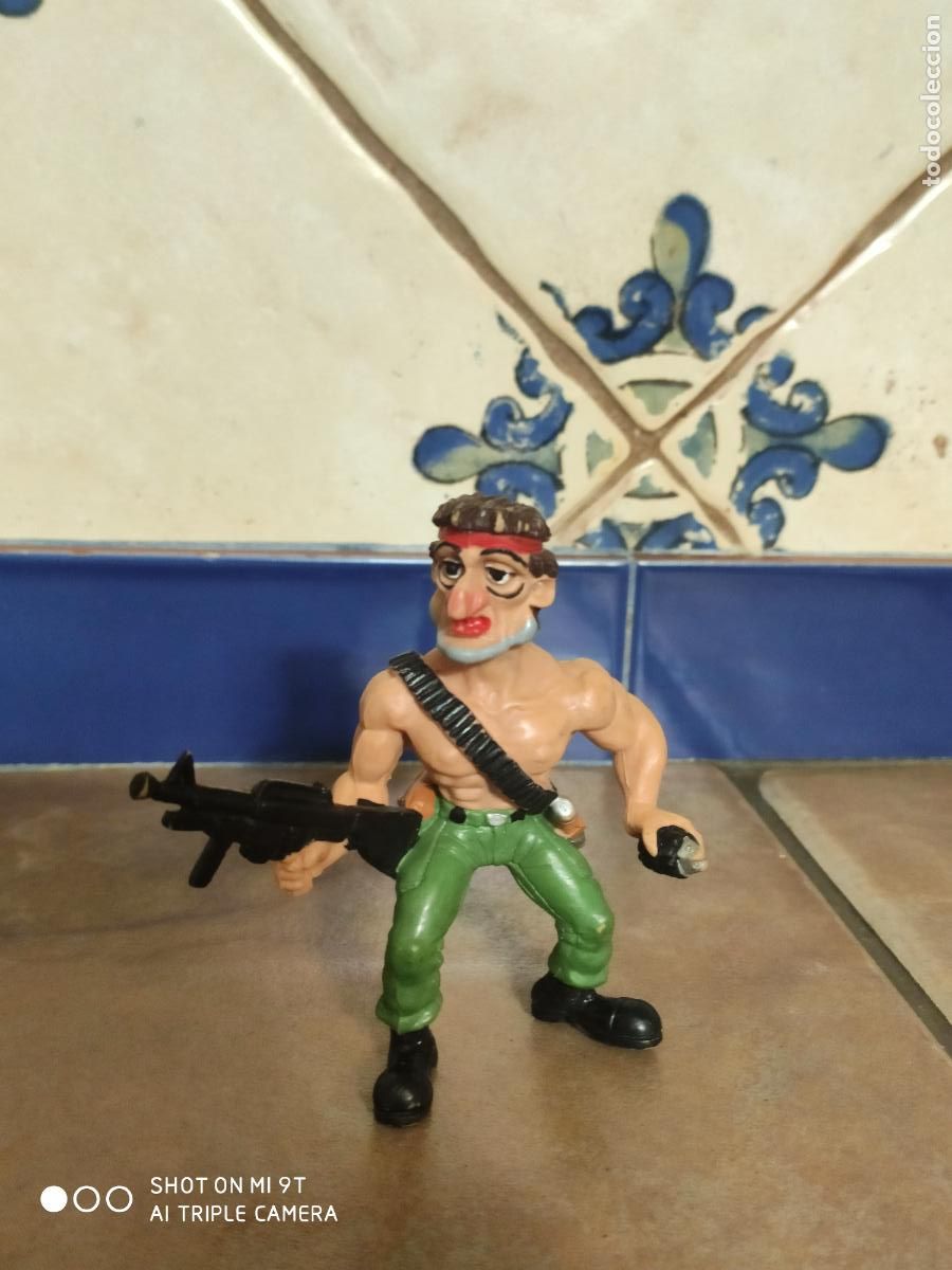Figuras de goma y PVC: RAMBO COMIC SPAIN 9 CM - Foto 1