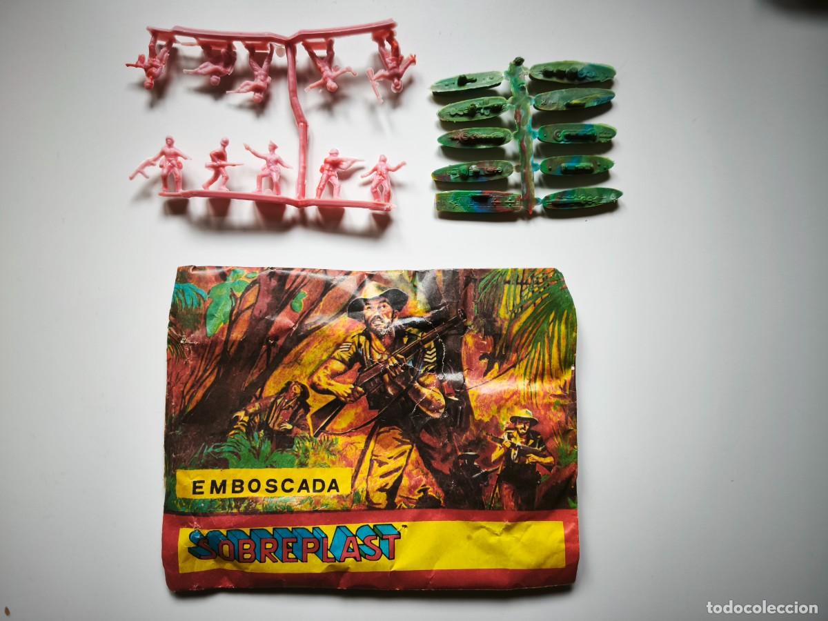 Figuras de goma y PVC: SOBREPLAST EMBOSCADA SOBRE + COLADA COMPLETA - Foto 1
