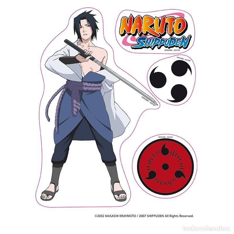 Figuras de goma y PVC: Pegatinas Sasuke/ Itachi - Naruto SHP - Foto 1