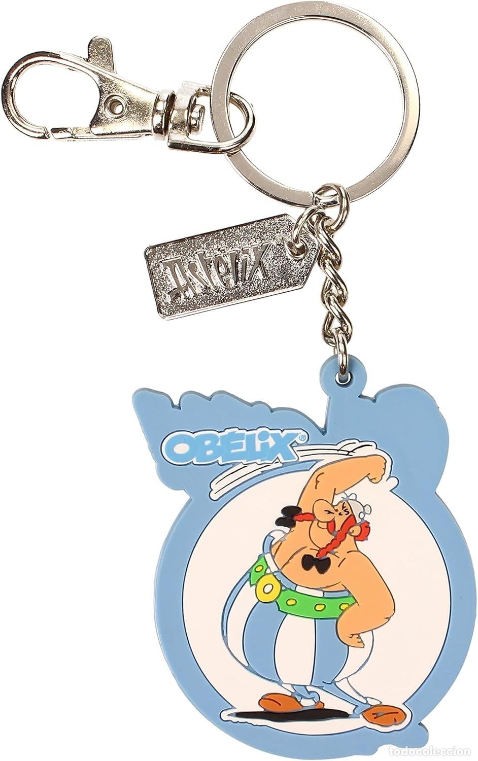 Figuras de goma y PVC: Llavero Reversible Pafff - Obelix - Foto 1