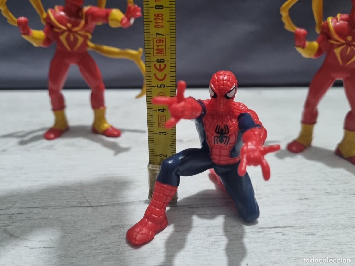 Figuras de goma y PVC: Lote 4 figuras Spiderman de comansi - Foto 3