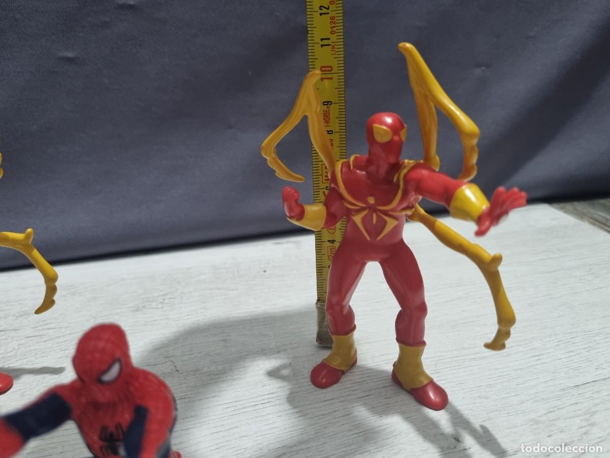 Figuras de goma y PVC: Lote 4 figuras Spiderman de comansi - Foto 5