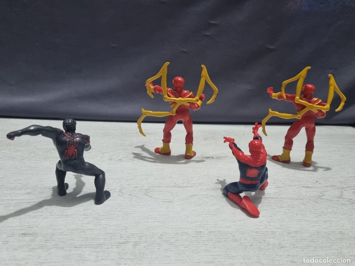 Figuras de goma y PVC: Lote 4 figuras Spiderman de comansi - Foto 11