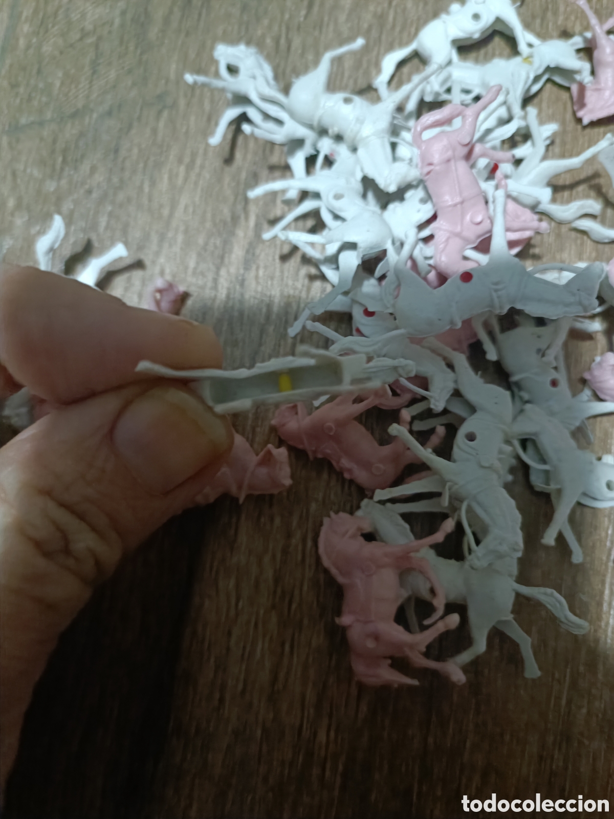 Figuras de goma y PVC: Lote de caballos - montaplex - Foto 3