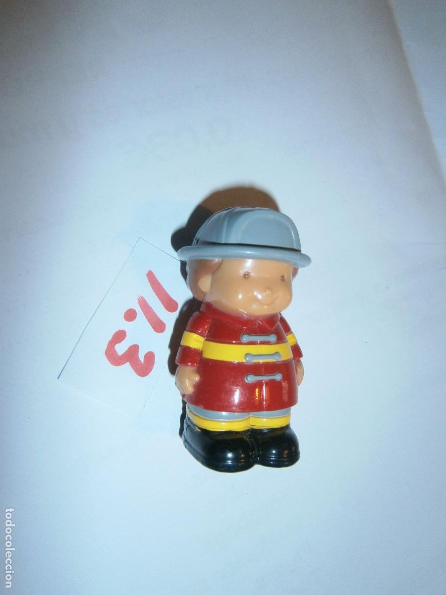 Figuras de Goma y PVC: FIGURA DE GOMA O PVC - BOMBERO - ENVIO GRATIS A ESPA&Ntilde;A