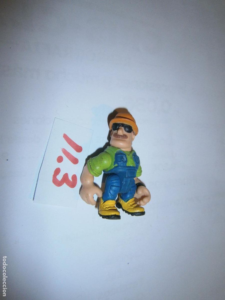 Figuras de Goma y PVC: FIGURA DE GOMA O PVC - OBRERO - ENVIO GRATIS A ESPA&Ntilde;A
