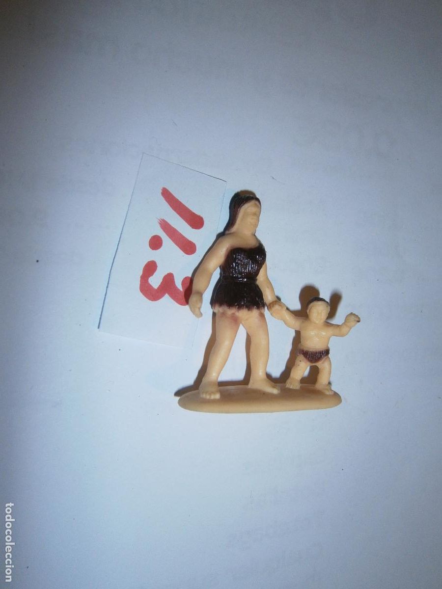 Figurines en Caoutchouc et PVC: FIGURA DE GOMA O PVC - FAMILIA ABORIGEN O INDIGENA