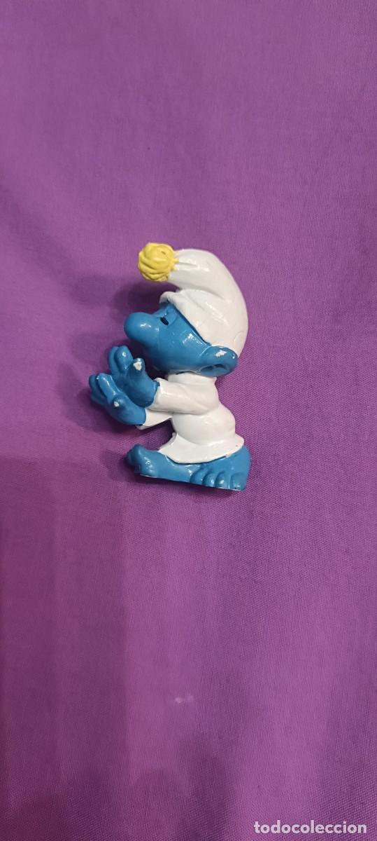 Figuras de goma y PVC: Pitufo son&aacute;mbulo.Schleich - Foto 1