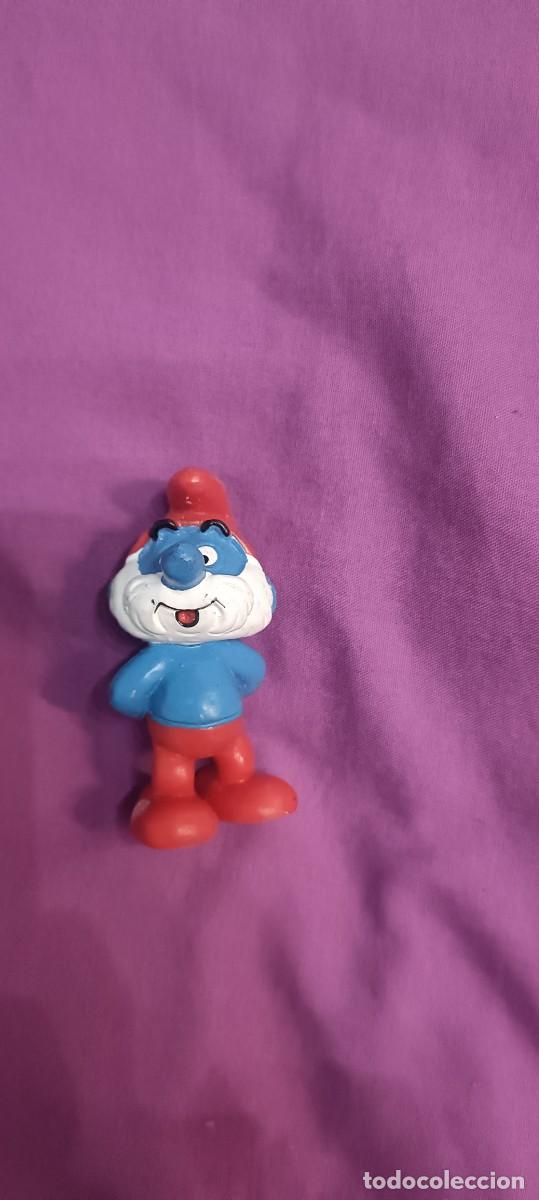 Figuras de goma y PVC: Pap&aacute; Pitufo Schleich. - Foto 1